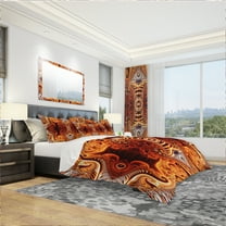 Designart 'Gold and Silver Reflection' Modern & Contemporary Duvet Cover Set