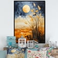 thumbnail image 1 of Designart "Gold and Sky Yellow Blue Prairies VII" Landscape & Nature Floater Framed Canvas Print, 1 of 7