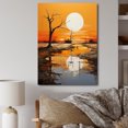 thumbnail image 1 of Designart "Gold and Sky Yellow Blue Prairies VIII" Landscape & Nature Canvas Print, 1 of 5