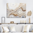 thumbnail image 1 of Designart "Golden Beige Geode Scene" Stone Geode Wall Decor, 1 of 7