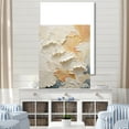 thumbnail image 1 of Designart "Golden Beige Palm Tree In Modern Style" Coastal Tropical Canvas Prints, 1 of 7