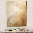 thumbnail image 1 of Designart "Golden Beige Storm Serenity V" Storms Floater Framed Canvas Prints, 1 of 5