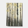 thumbnail image 1 of Designart 'Golden Birch Forest IV' Cabin & Lodge Canvas Artwork, 1 of 3
