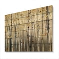 thumbnail image 1 of Designart 'Golden Birch Tree Forest I' Landscapes Print on Natural Pine Wood, 1 of 3