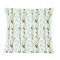 thumbnail image 1 of Designart Golden Foliage I' Mid-Century Modern Throw Pillow - 12x20, 1 of 2