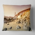 thumbnail image 1 of Designart Golden Gate in Bright Day - Landscape Printed Throw Pillow - 16x16, 1 of 4