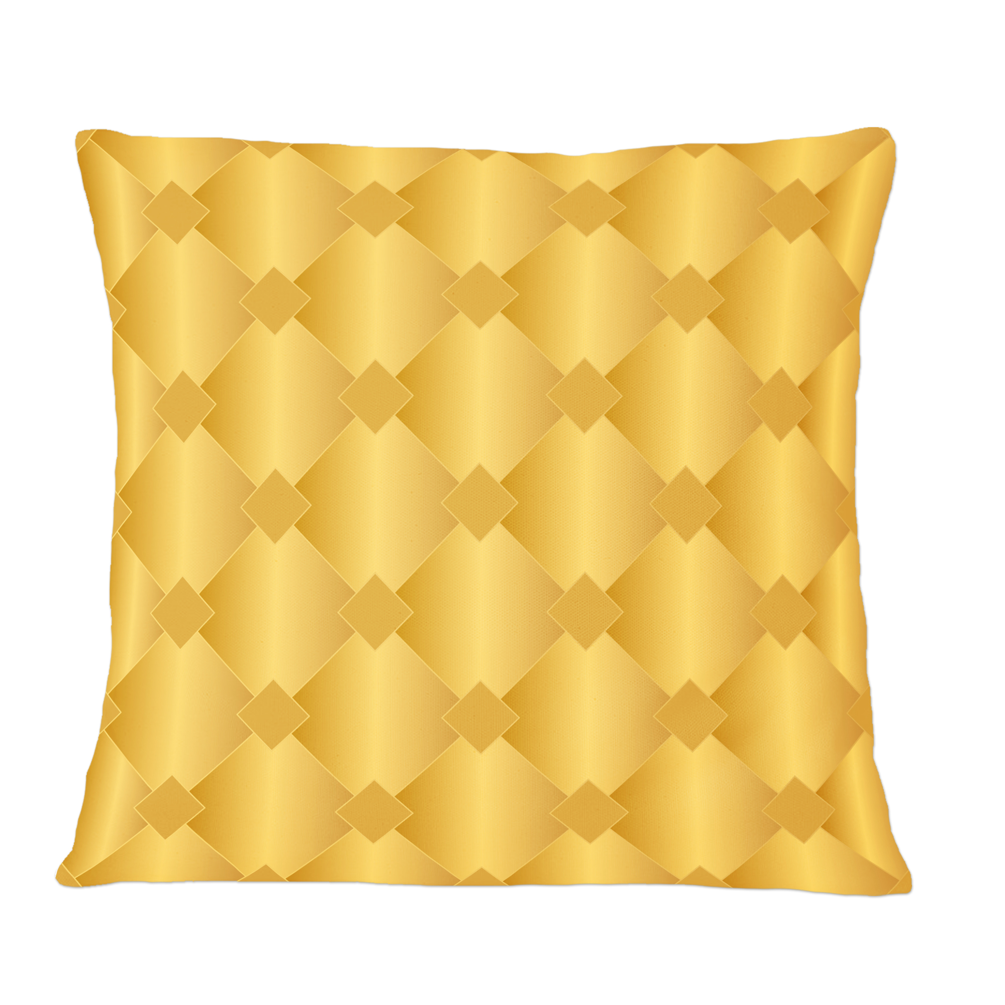 Designart Golden Geometric I' Mid-Century Modern Throw Pillow - 12x20
