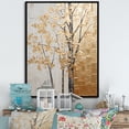 thumbnail image 1 of Designart "Golden Harmony Tree Landscape II" Landscape Trees Floater Framed Wall Decor, 1 of 5