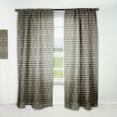 thumbnail image 1 of Designart 'Golden Luxury Metallic Geometrics XIII' Mid-Century Modern Curtain Panel, 1 of 5