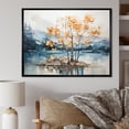 thumbnail image 1 of Designart "Golden Maple Splendor" Tree Maple Floater Framed Canvas Art Print, 1 of 5