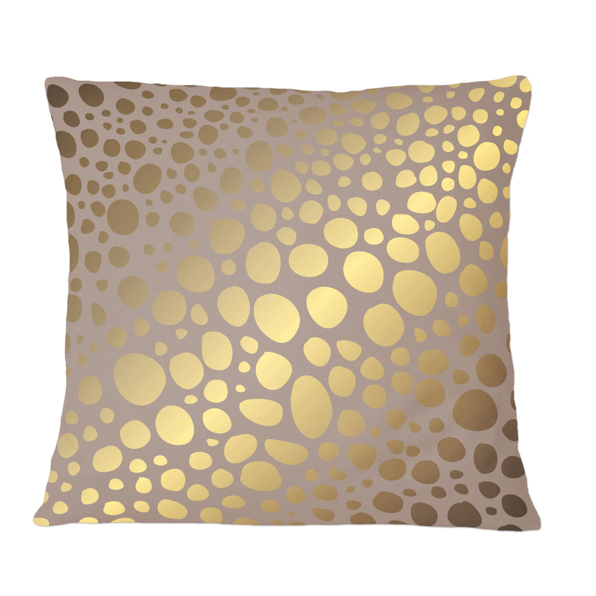 Designart Golden Marble Design III' Mid-Century Modern Throw Pillow - 12x20