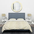 thumbnail image 1 of Designart 'Golden Maze II' Mid-Century Modern Duvet Cover Set, 1 of 4