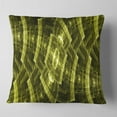 thumbnail image 1 of Designart Golden Psychedelic Fractal Metal Grid Art - Abstract Throw Pillow - 16x16, 1 of 4