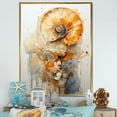 thumbnail image 1 of Designart "Golden Spiral Of The Nautilus" Nautilus Floater Framed Canvas Art Print, 1 of 5