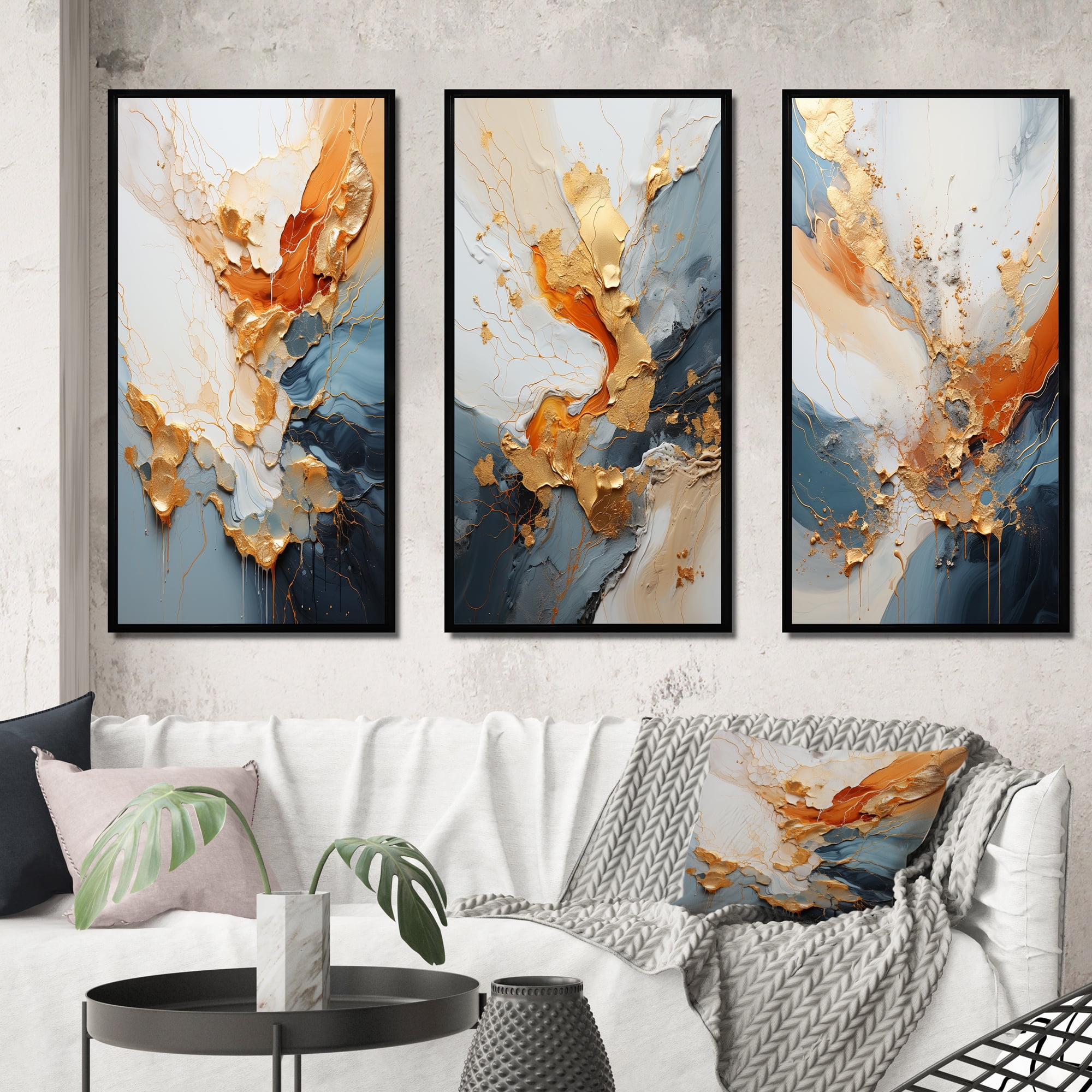 Orange, Blue \u0026 Brown Christmas Tree Ideas You'll Love, image size:2000x2000