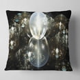 thumbnail image 1 of Designart Golden Water Drops on Mirror - Abstract Throw Pillow - 16x16, 1 of 4