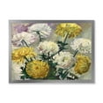 thumbnail image 1 of Designart 'Golden and White Daisies' Traditional Framed Art Print, 1 of 4