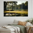 thumbnail image 1 of Designart "Golf Putting Green Calm I" Sports Metal Wall Art Set, 1 of 5