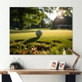 thumbnail image 1 of Designart "Golf Putting Green Calm III" Sports Canvas Art Print, 1 of 5