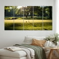 thumbnail image 1 of Designart "Golf Putting Green Calm VI" Sports Metal Art Print Set, 1 of 5