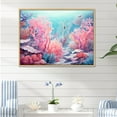 thumbnail image 1 of Designart "Gorgonacea'S Coral Realm" Coastal Coral Under Water Floater Framed Canvas Art Print, 1 of 5