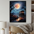 thumbnail image 1 of Designart "Gothic Old Cart In A Fantasy Setting" Old American Cart Floater Framed Canvas Prints, 1 of 5