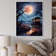 thumbnail image 1 of Designart "Gothic Old Cart In A Fantasy Setting" Old American Cart Floater Framed Canvas Prints, 1 of 5