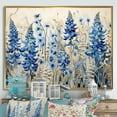 thumbnail image 1 of Designart "Graceful Blue Bonnets Field" Blue Bonnets Floater Framed Wall Art Prints, 1 of 5