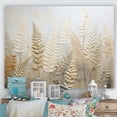 thumbnail image 1 of Designart "Graceful Serenity Amongst The Golden Ferns IV" Ferns Wall Decor, 1 of 7
