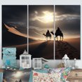 thumbnail image 1 of Designart "Grand Dune Procession " Animals Art Living Room Set, 1 of 5