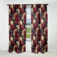 thumbnail image 1 of Designart "Grand Regency Damask I" Floral Blackout Curtain Single Panel, 1 of 4