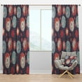 thumbnail image 1 of Designart 'Graphic Doodle Suns With Pattern' Modern & Contemporary Blackout Curtain Panel, 1 of 4