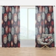 thumbnail image 1 of Designart 'Graphic Doodle Suns With Pattern' Modern & Contemporary Curtain Panel, 1 of 4