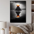 thumbnail image 1 of Designart "Grayscale Reflection of a Rainbow" Abstract Canvas Print, 1 of 5
