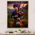 thumbnail image 1 of Designart "Great Highland Bagpipe In The Scottish Highlands I" Music Floater Framed Wall Art Prints, 1 of 5
