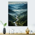 thumbnail image 1 of Designart "Great Smoky Mountains and Rivers in the USA" USA Metal Wall Art Prints, 1 of 1