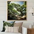 thumbnail image 1 of Designart "Grecian Woodland Path" Tree Oak Floater Framed Canvas Prints, 1 of 5