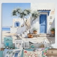 thumbnail image 1 of Designart "Greece Cycladic euphony II" Landscapes Canvas Wall Art, 1 of 5