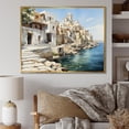 thumbnail image 1 of Designart "Greece magic Delos II" Landscapes Floater Framed Canvas Art Print, 1 of 7