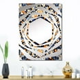 thumbnail image 1 of Designart "Greek Tiles in Yellow and Blue II" Abstract Tile Oversized Wall Mirror - Modern Abstract Office Mirror Wall Decor - Multiple Color Options, 1 of 6