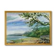 thumbnail image 1 of Designart 'Green Coast of The Baltic Sea' Nautical & Coastal Framed Art Print, 1 of 4