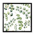 thumbnail image 1 of Designart 'Green Eucalyptus Plant Branches III' Traditional Framed Art Print, 1 of 4