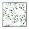 thumbnail image 1 of Designart 'Green Eucalyptus Plant Branches IV' Traditional Framed Art Print, 1 of 4