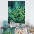 thumbnail image 1 of Designart "Green Fern Fonds Nature s Elegance III" Floral Metal Wall Art Prints, 1 of 1