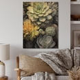 thumbnail image 1 of Designart "Green Grey Resilience Succulent Subdued Succulents" Floral Print on Natural Pine Wood, 1 of 5