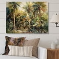 thumbnail image 1 of Designart "Green Palm Tree Paradise IV" Floral Palms & Palm Trees Canvas Print, 1 of 5