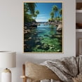 thumbnail image 1 of Designart "Green Paradise In Cuba" Cuba Floater Framed Canvas Wall Art, 1 of 5