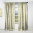 thumbnail image 1 of Designart 'Green Pattern In Eastern Style' Mid-Century Modern Curtain Panel, 1 of 5