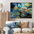 thumbnail image 1 of Designart "Green Pine Tree modern Evergreens" Animals Floater Framed Canvas Art Print, 1 of 7