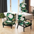 thumbnail image 1 of Designart "Green Spiral Pattern" Upholstered Modern & Contemporary Accent Chair and Abstract Arm Chair - Multiple Color & Pattern, 1 of 7
